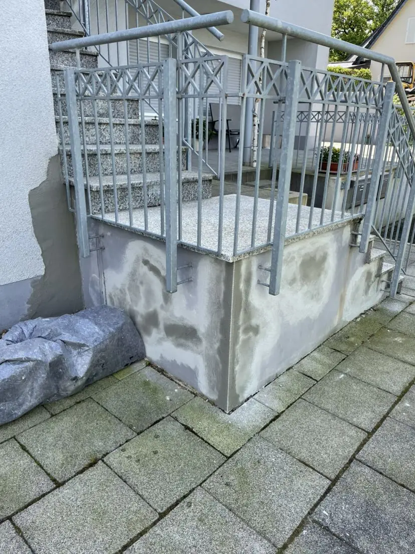 Projektfoto treppen balkon vorher