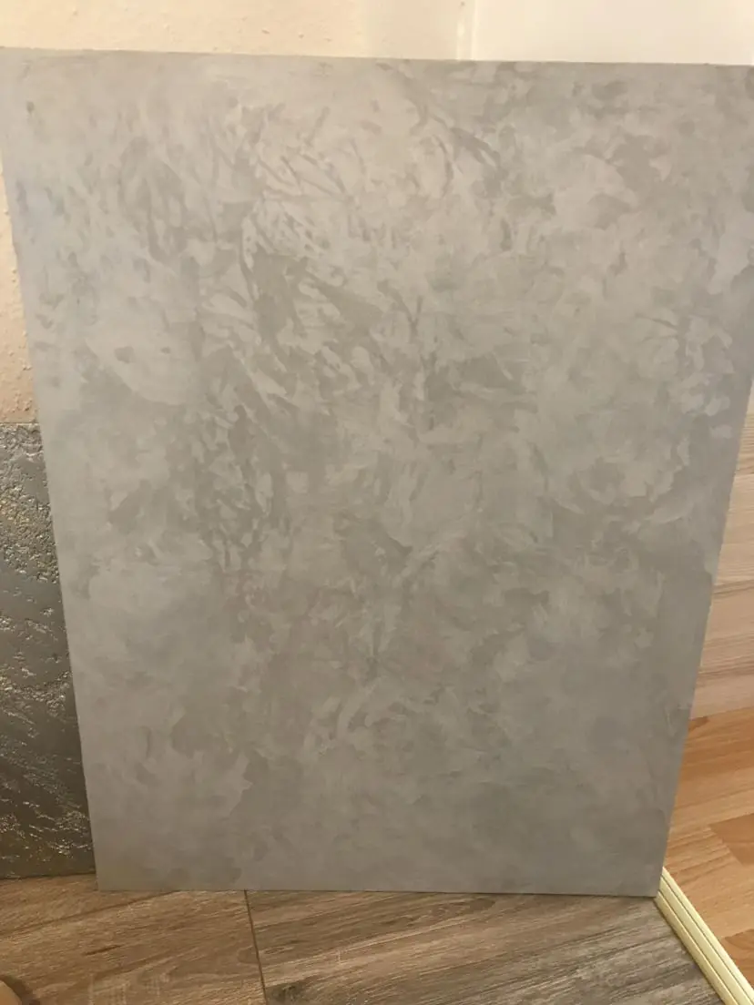 Projektfoto metallische spachteltechnik
